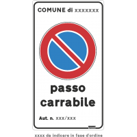 cartello passo carrabile proprietà privata proprietà privata 7
